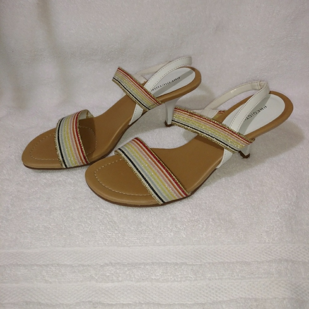 Cute multicolor sandals/heels